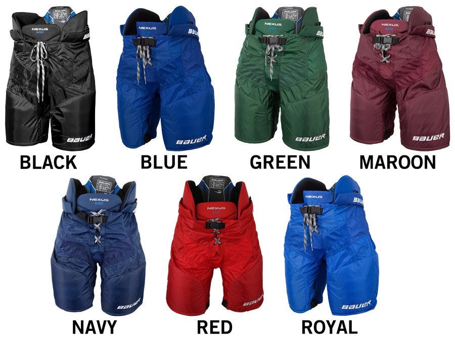 bauer nexus 600 junior hockey pants bauer nexus pants sizing chart