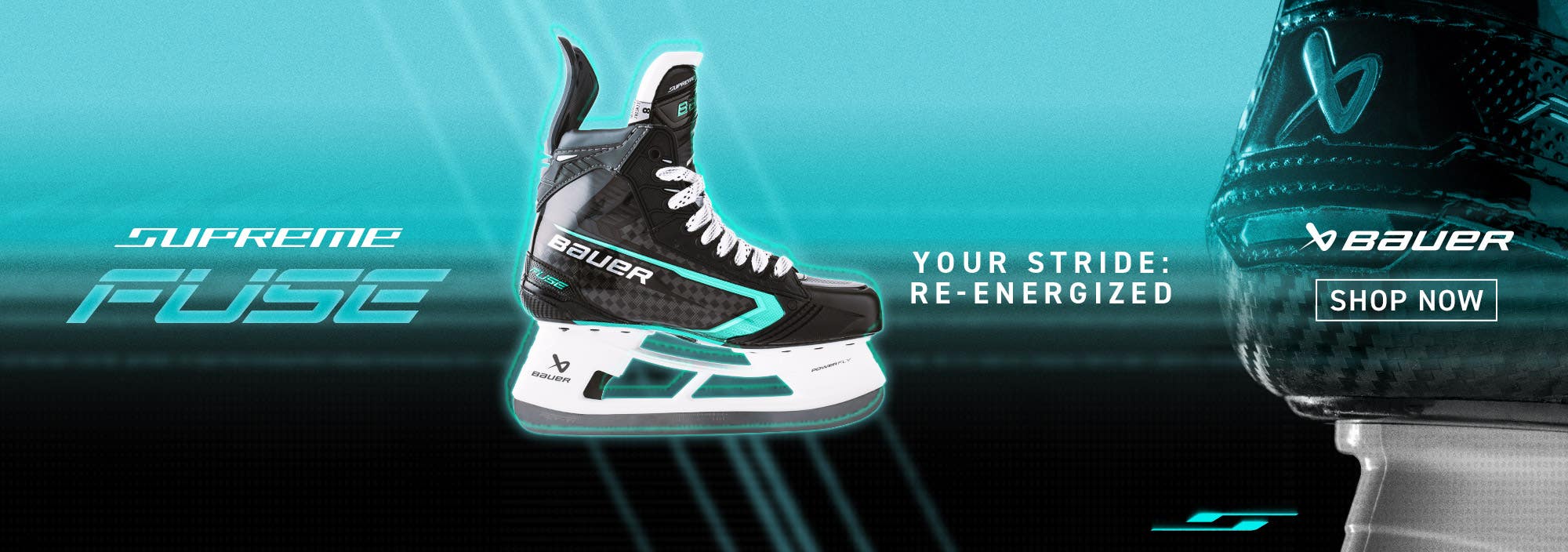 Bauer Supreme Fuse Hockey Skates: Your stride: re-energized.