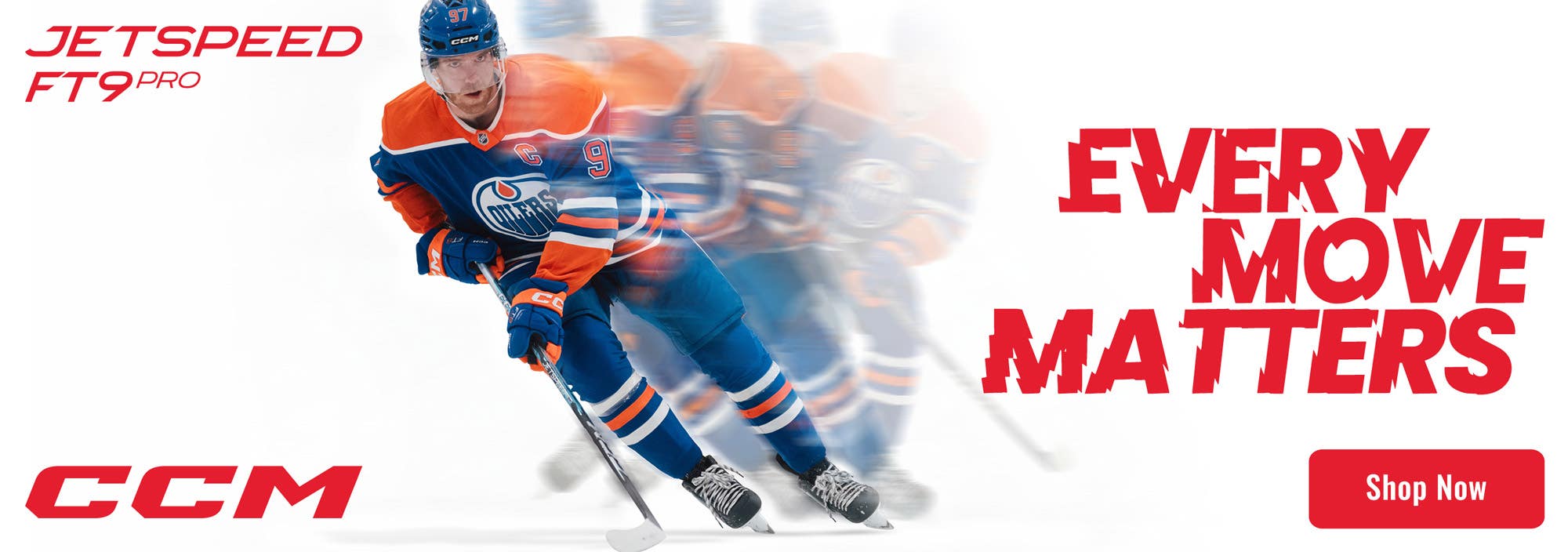 CCM Jetspeed FT9 Hockey Sticks. Every move matters.
