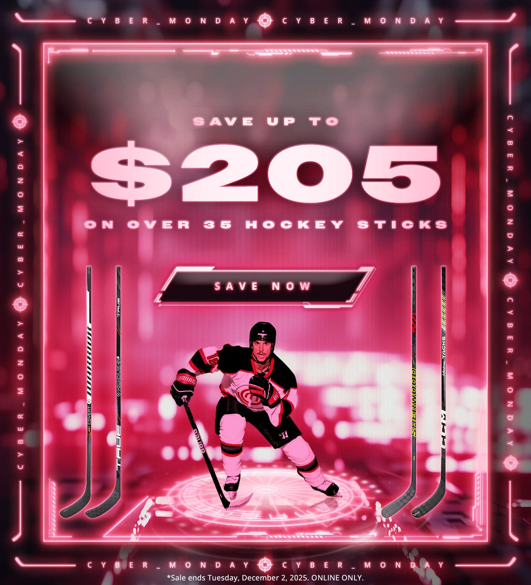 HockeyMonkey Cyber Monday Sale: Save up to $200 on over 35 hockey sticks