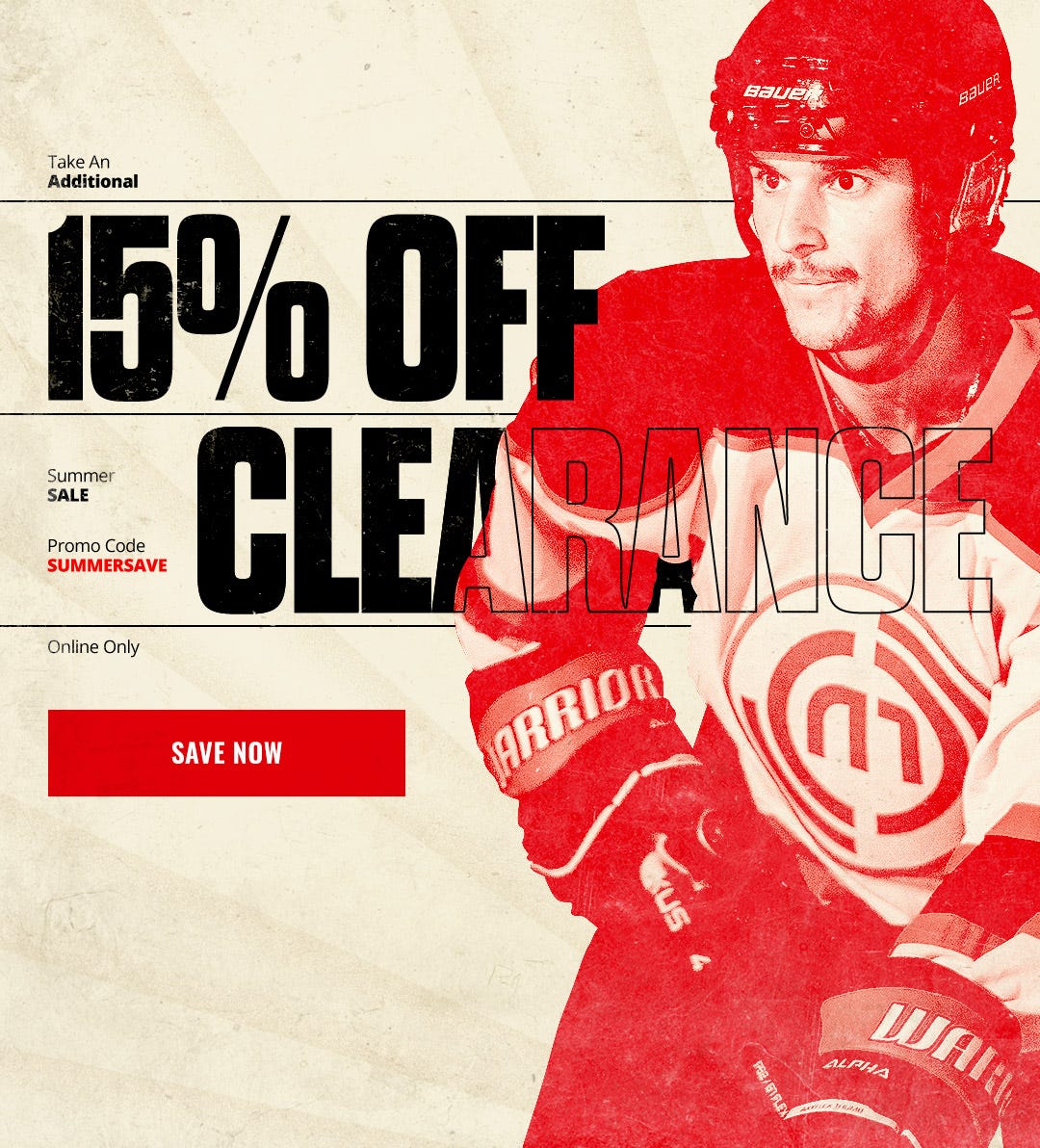 Take an additional 15% off clearance with promo code SUMMERSAVE