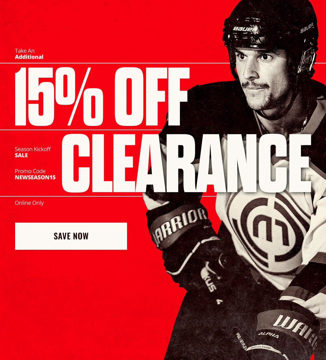Season Kickoff Sale: Take an additional 15% off clearance. Promo code NEWSEASON15.
