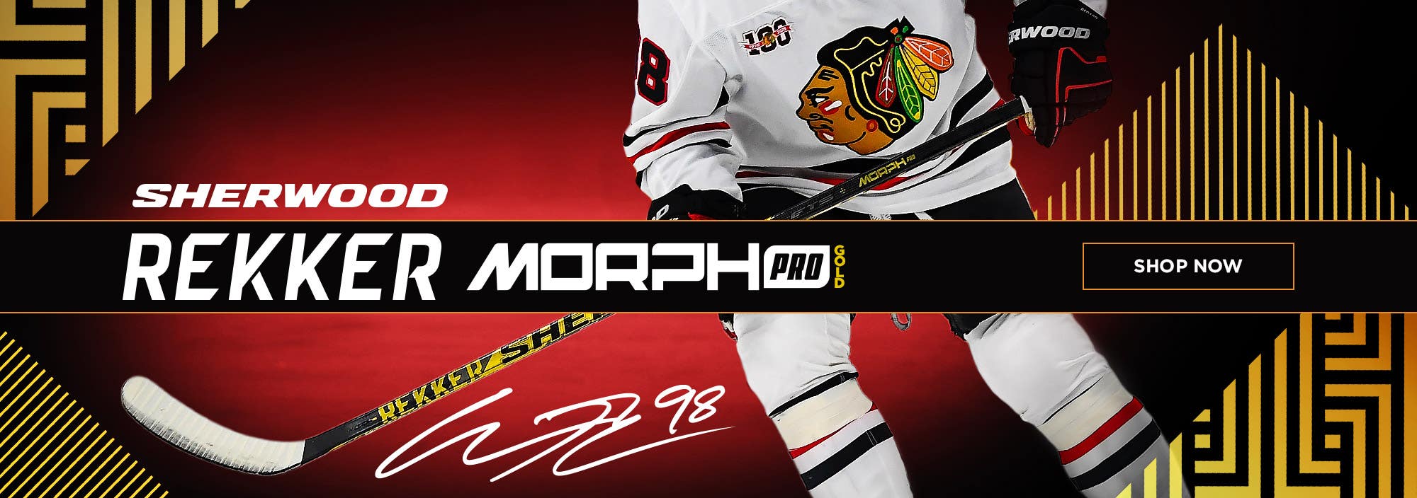 Sherwood Rekker Morph Pro Gold Hockey Sticks