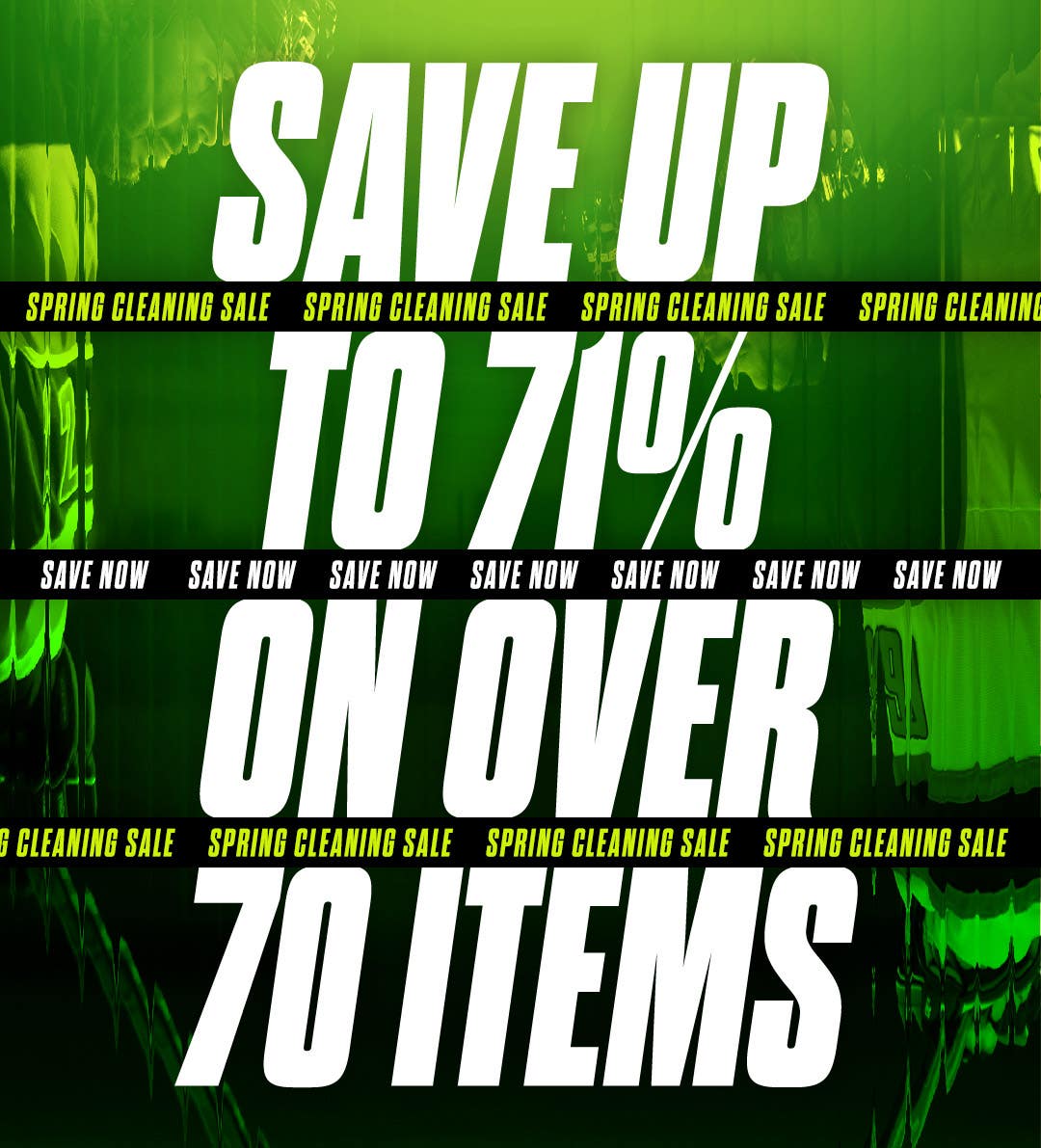 Spring Cleaning Sale. Save up to 71% on over 70 items.