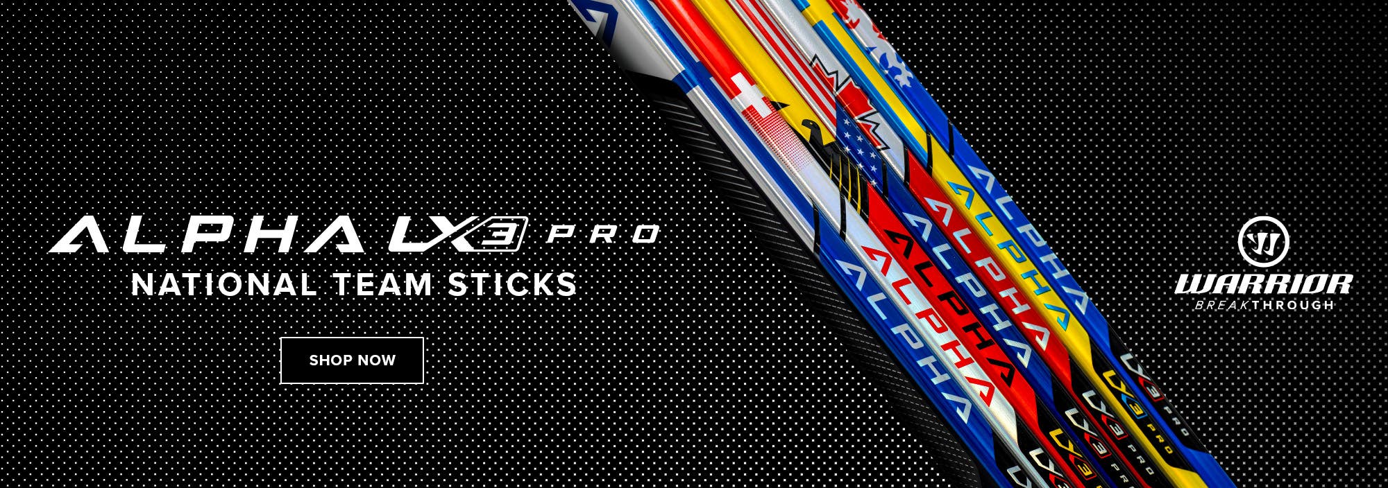 Warrior Alpha LX3 Pro National Team Sticks