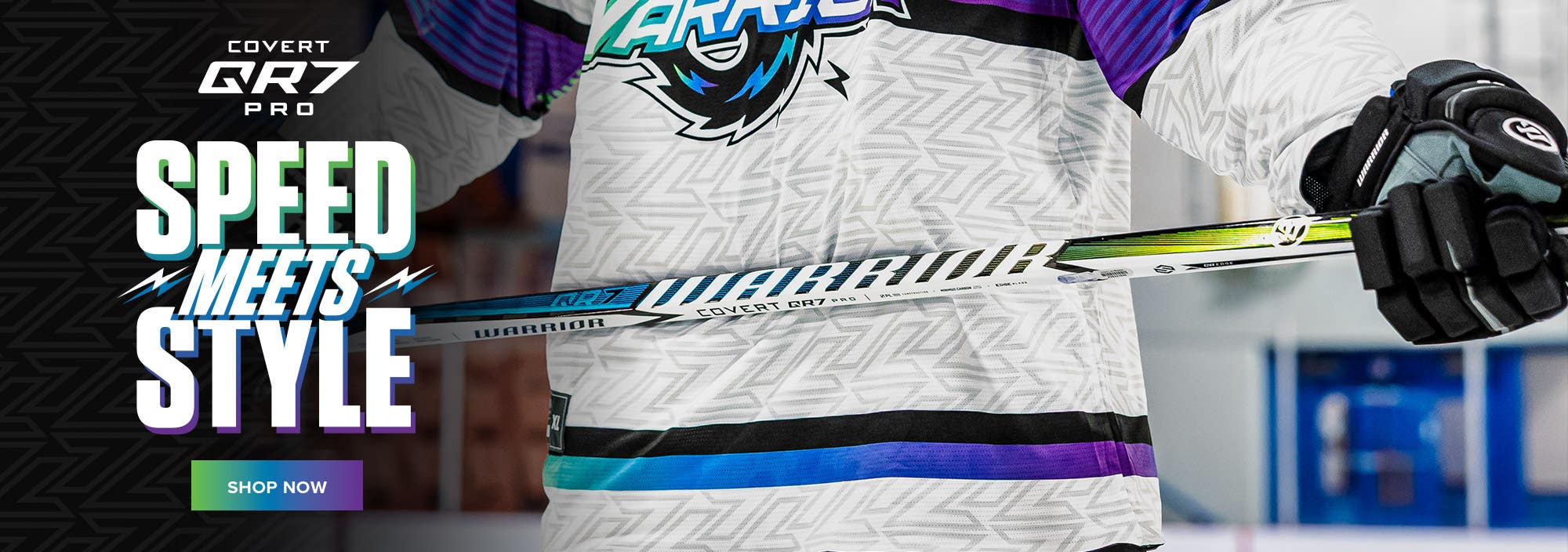 Warrior Covert QR7 Hockey Sticks. Speed meets style.
