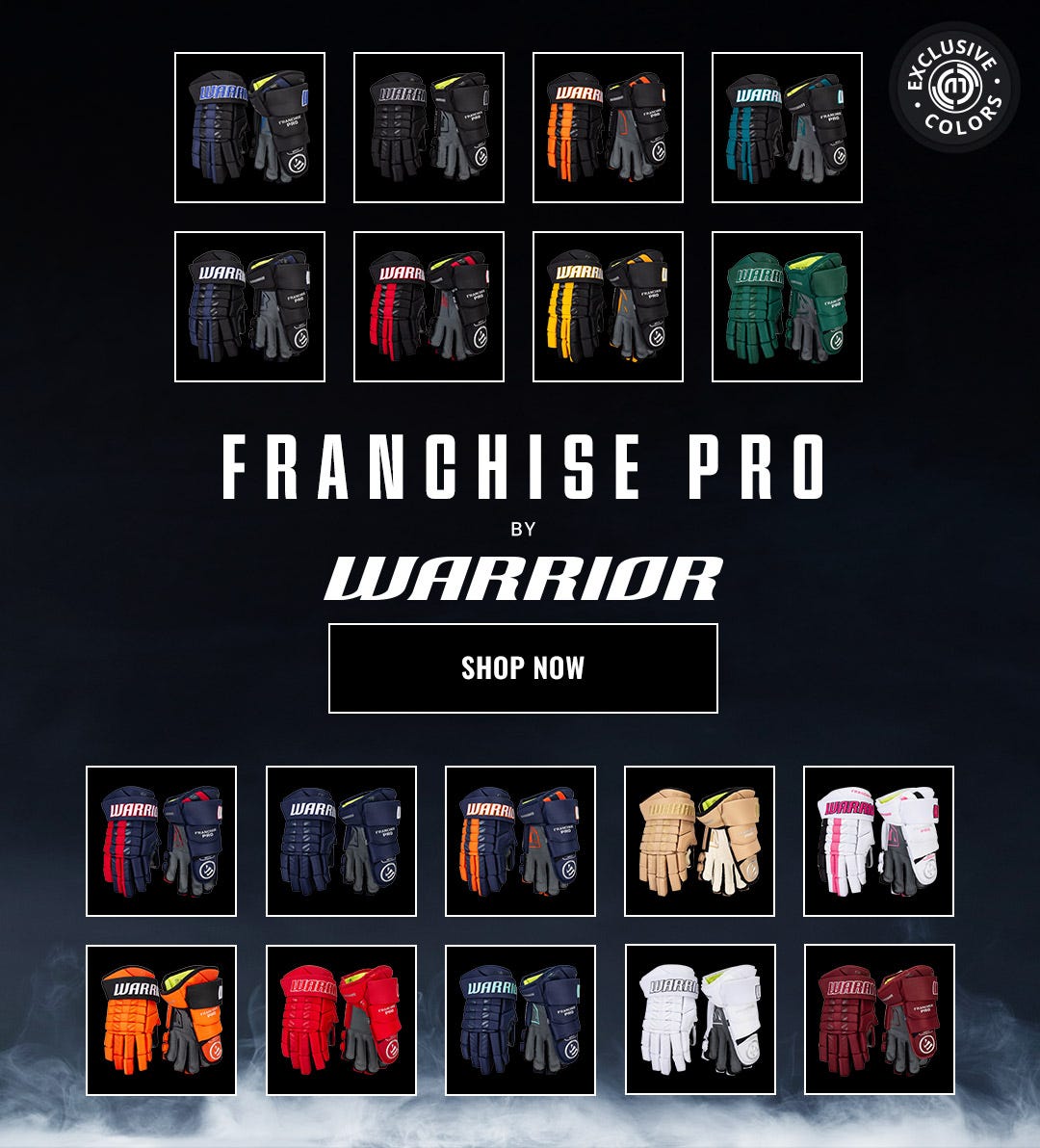 Warrior Franchise Pro Hockey Gloves