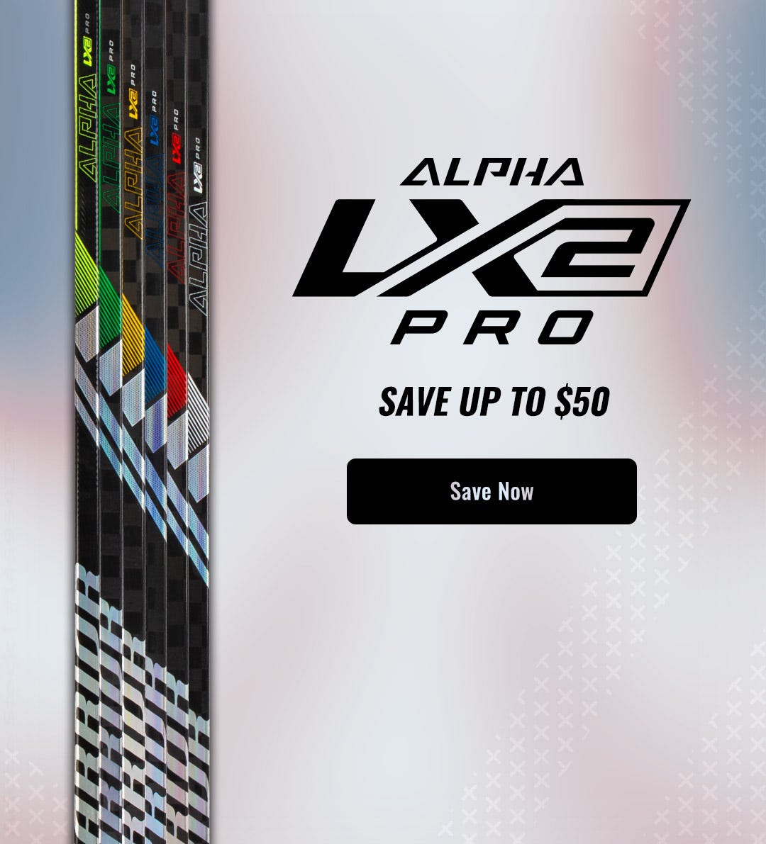 Warrior Alpha LX2 Hockey Sticks. Save up to $50.