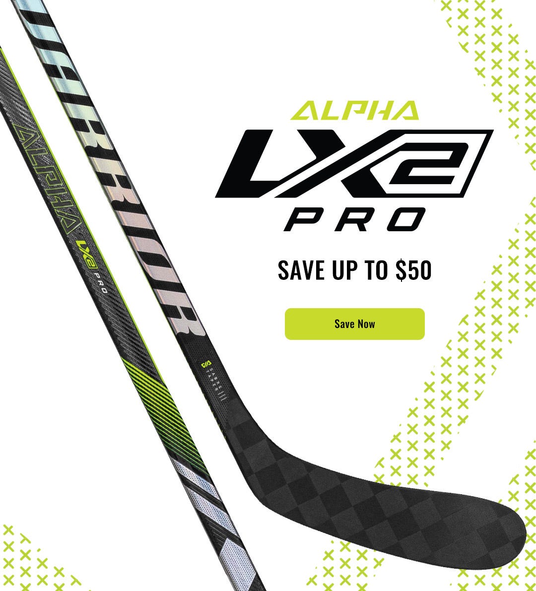 Warrior Alpha LX2 Hockey Sticks. Save up to $50.