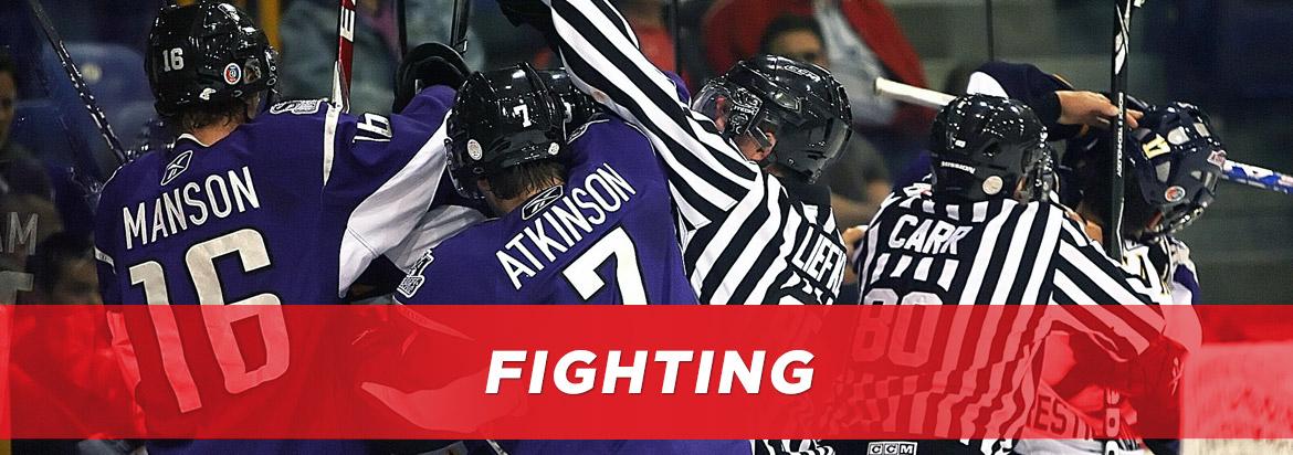 nhl fighting rules