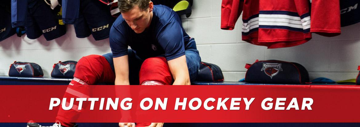 How to put on hockey gear