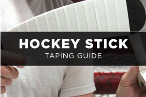 how to tape hockey stick