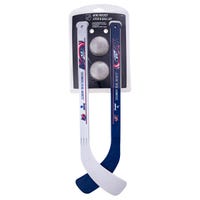 Franklin NHL Mini Hockey Stick & Ball Set in Columbus Blue Jackets