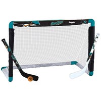 Franklin San Jose Sharks NHL Mini Hockey Goal Set Size 28in. Wide x 20in. High x 12in. Deep