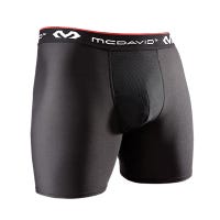 "McDavid Performance Youth Boxer w/Flex Cup in Black Size Large"