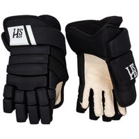 "HSC 4 Roll Senior Hockey Gloves in Black/White Size 13in"