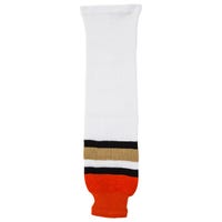 "Monkeysports Anaheim Ducks Knit Hockey Socks in White Size Senior"
