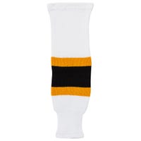"Monkeysports Boston Bruins Knit Hockey Socks in White Size Junior"