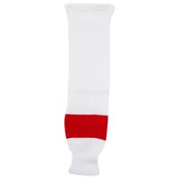 Monkeysports Detroit Red Wings Knit Hockey Socks in White Size Youth