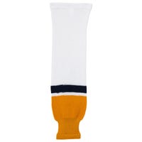 Monkeysports Nashville Predators Knit Hockey Socks in White Size Senior