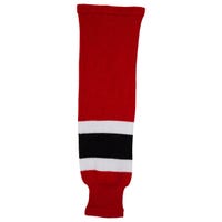 "Monkeysports New Jersey Devils Knit Hockey Socks in Red Size Senior"