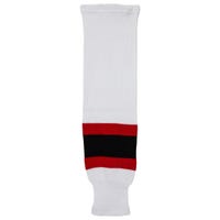 "Monkeysports New Jersey Devils Knit Hockey Socks in White Size Senior"