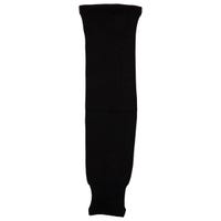 Monkeysports Solid Color Knit Hockey Socks in Black Size Senior