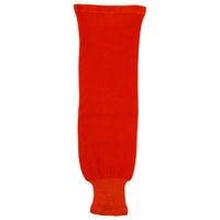 "Monkeysports Solid Color Knit Hockey Socks in Orange Size Senior"