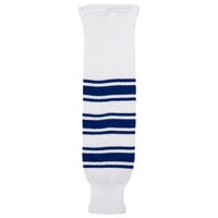 "Monkeysports Toronto Maple Leafs Knit Hockey Socks in White Size Senior"