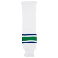 "Monkeysports Vancouver Canucks Knit Hockey Socks in White Size Youth"