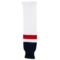 "Monkeysports Washington Capitals Knit Hockey Socks in White Size Senior"
