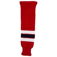 "Monkeysports Washington Capitals Knit Hockey Socks in Red (Third) Size Junior"