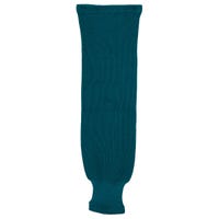 "Monkeysports Solid Color Knit Hockey Socks in Teal Size Youth"
