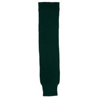 "CCM Solid Color Knit Hockey Socks in Dark Green Size Child"