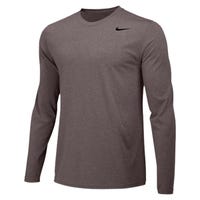 "Nike Legend Boys Training Long Sleeve Shirt in Grey Size Large"
