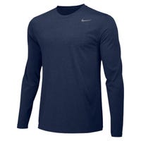 "Nike Legend Boys Training Long Sleeve Shirt in Navy Size X-Small"