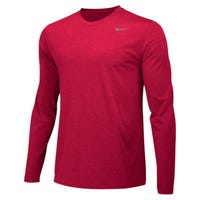 Nike Legend Boy's Training Long Sleeve Shirt in Red Size X-Small