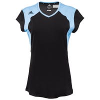 Adidas Miteam Slam Women's Performance Jersey in Black/Columbia Blue Size XX-Small