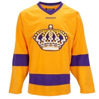 "Bauer Los Angeles Jr. Kings Senior Hockey Jersey in Third (Gold) Size 58"