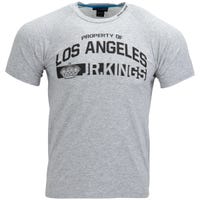 "Bauer Los Angeles Jr. Kings Team Tech Senior Short Sleeve T-Shirt in Heather Grey (Crown) Size X-Small"