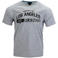 "Bauer Los Angeles Jr. Kings Team Tech Senior Short Sleeve T-Shirt in Heather Grey Size X-Small"