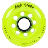 Labeda Addiction Grip 76A Roller Hockey Wheel - Yellow Size 72mm