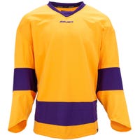 "Bauer 1500 Series Senior Hockey Jersey - Los Angeles Jr. Kings in Third (Gold) Size 40"