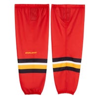 Bauer Calgary Flames Premium Practice Mesh Hockey Socks in Red/Black Size Youth Large/X-Large