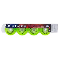 Labeda Gripper Crossover X-Soft Roller Hockey Wheel - Green - 4 Pack Size 68mm