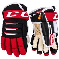 CCM Tacks 4R Pro2 Senior Hockey Gloves in Black/Red/White Size 13in