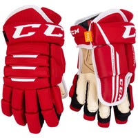 CCM Tacks 4R Pro2 Senior Hockey Gloves in Red Size 13in