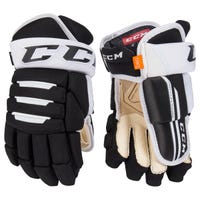 CCM Tacks 4R Pro2 Senior Hockey Gloves in Black/White Size 15in