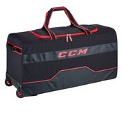 CCM 370 Player Basic . Wheeled Hockey Equipment Bag in Black/Red Size 37in