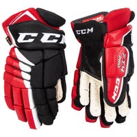 CCM Jetspeed FT4 Pro Senior Hockey Gloves in Black/Red/White Size 13in